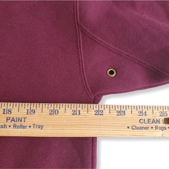 90s Colorado Hummingbird Hood Sweatshirt M L Purple Tourist Souvenir Gorp Y2K - Picture 11 of 14